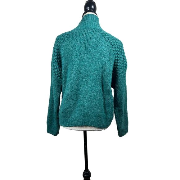Free People Bradley Textured Pullover Sweater in Alpine Heather, size XL, NWOT - Picture 5 of 13